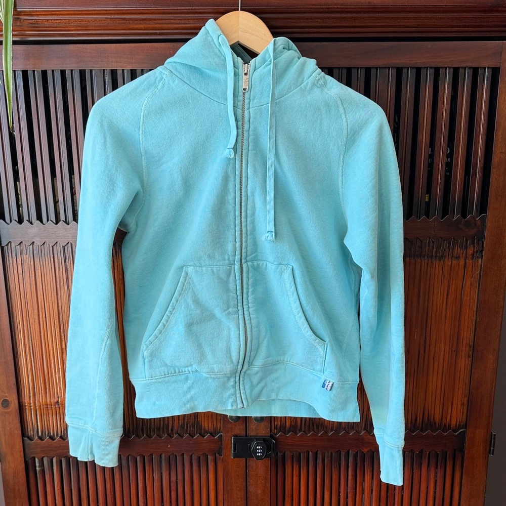 TNA Light Blue Zip-Up Hoodie